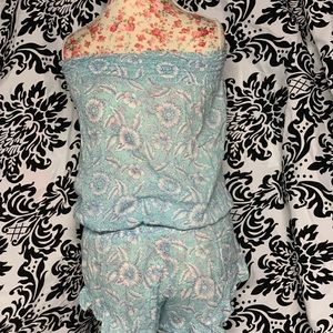 Carolina bathing suit romper cover up size s/m
